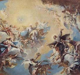 Carlo Innocenzo Carlone The Glorification of St Felix and St Adauctus. china oil painting image